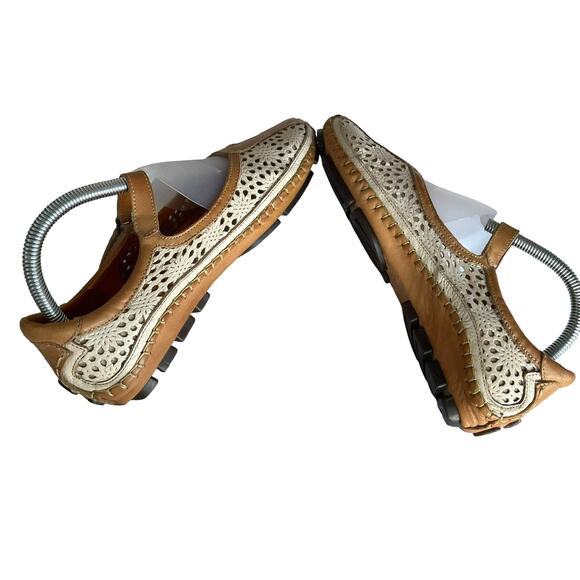 Pikolinos Driving Moc Loafers MaryJane Leather Women's ‎ 37 - Picture 7 of 9